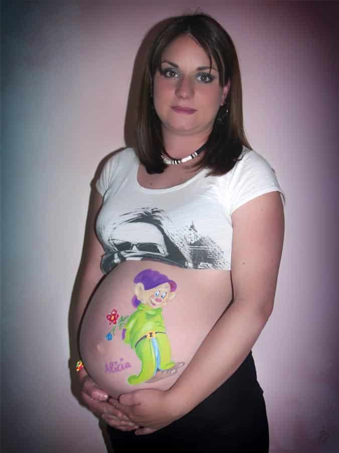 Belly Painting - Pintura para embarazadas - mamás - lápiz creativo