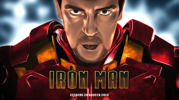 Ilustración personalizada - Iron-Man - photoshop - lápiz creativo