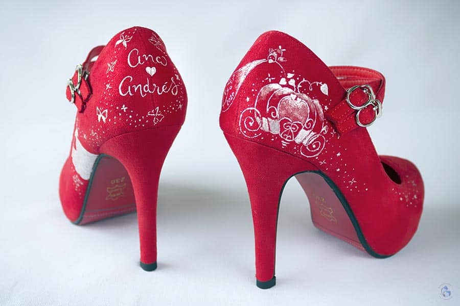 Zapatos Pintados a mano para novia