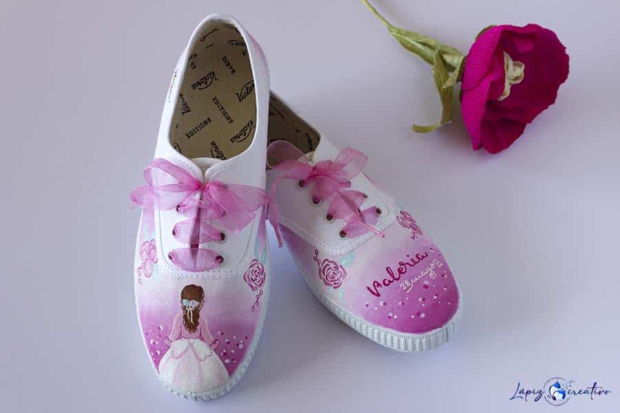 Victoria shoes _ zapatos de comunion _ zapatillas personalizadas_ lapizcreativo